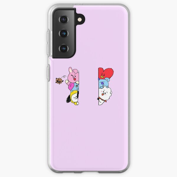 BTS BT21 - CROQUIS Coque souple Samsung Galaxy