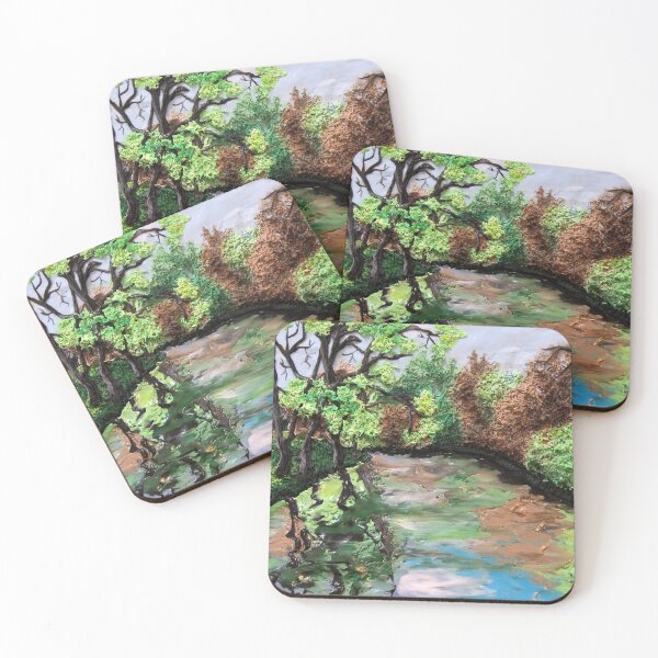 Item preview, Early Spring Polymer Clay painting designed and sold by Pansymade.