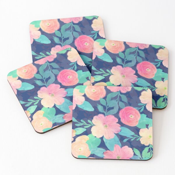 Item preview, Pink Floral Hand Paint  Classic Blue Design designed and sold by InovArtS.