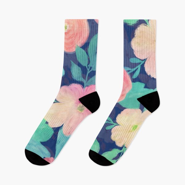 Item preview, Pink Floral Hand Paint  Classic Blue Design designed and sold by InovArtS.
