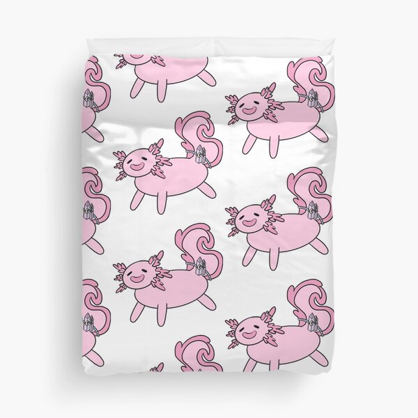 wizard axolotl Duvet Cover