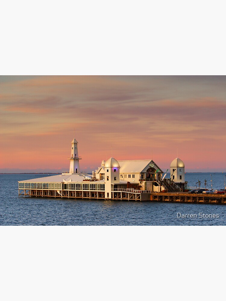 "Cunningham Pier at Geelong" Framed Art Print by dgstones Redbubble