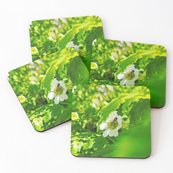 Item preview, Hoverfly on a White Flower designed and sold by ArtisticMishaps.