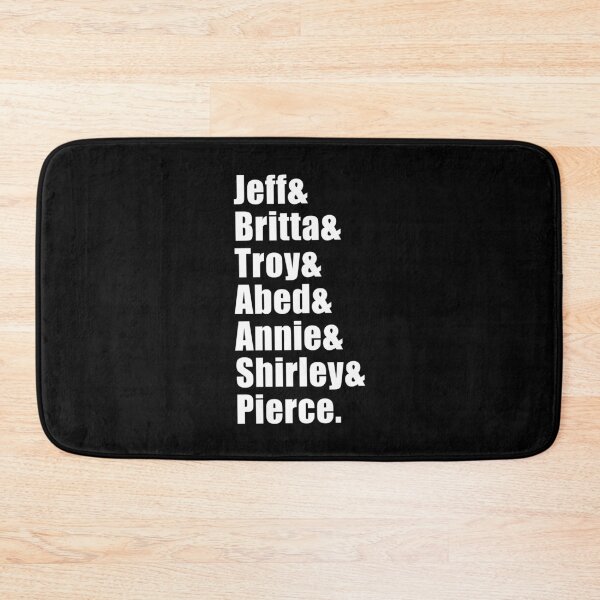 Item preview, Jeff & Britta & Troy & Abed & Annie & Shirley & Pierce (Black) designed and sold by quoteedesigns.