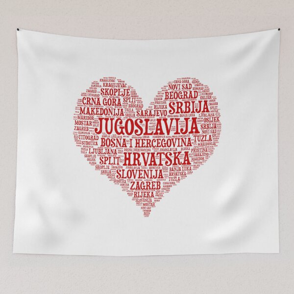 Item preview, Yugoslavia HEART design 01r designed and sold by Daniela Baris.