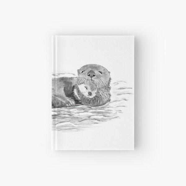 Aperçu de l'œuvre Étreindre les loutres dans l'eau créée et vendue par Anton Nikolov.
