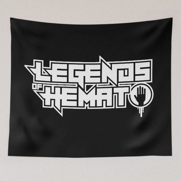 Item preview, Legends of Hemato logo white designed and sold by medibu.
