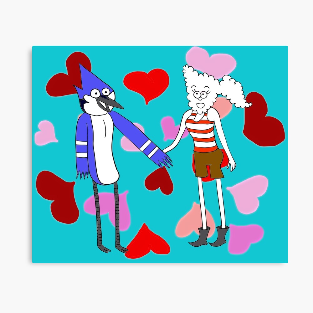 Mordecai and CJ Regular Show/Valentines Day