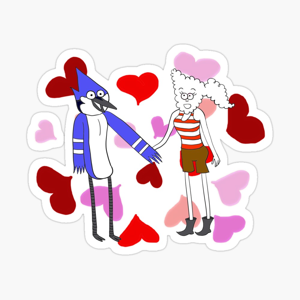 Mordecai and CJ Regular Show/Valentines Day