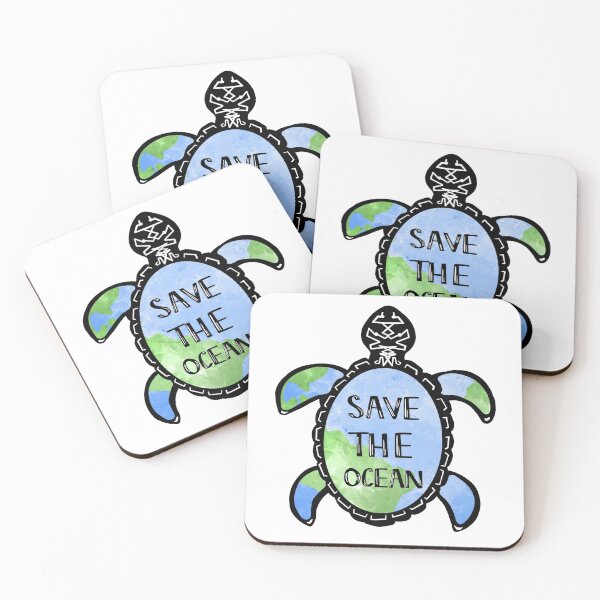 Item preview, Save the ocean pattern designed and sold by reasonablemunki.