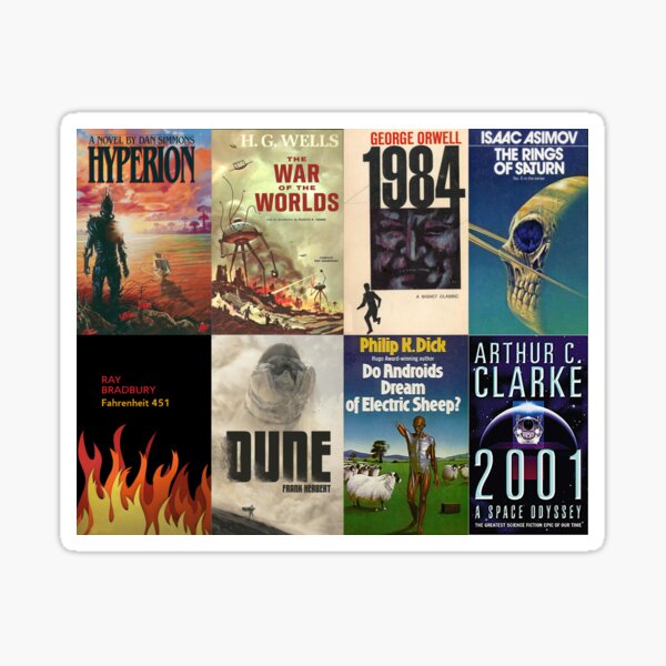 Item preview, Famous science fiction books designed and sold by arkitekta.