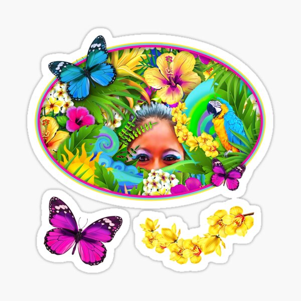 MeOMya Tropical Sticker
