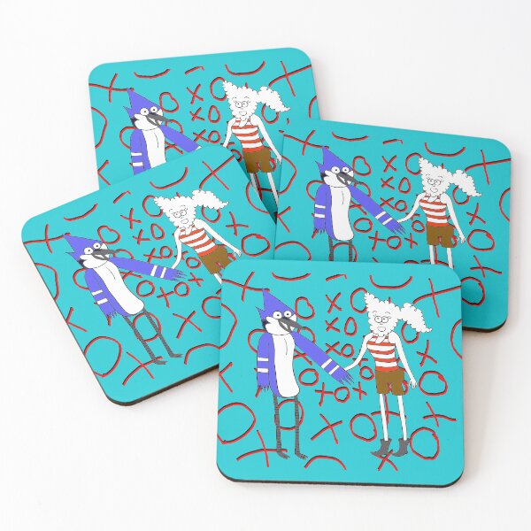 Item preview, Mordecai and CJ Regular Show/Valentines Day designed and sold by kestrada2906.