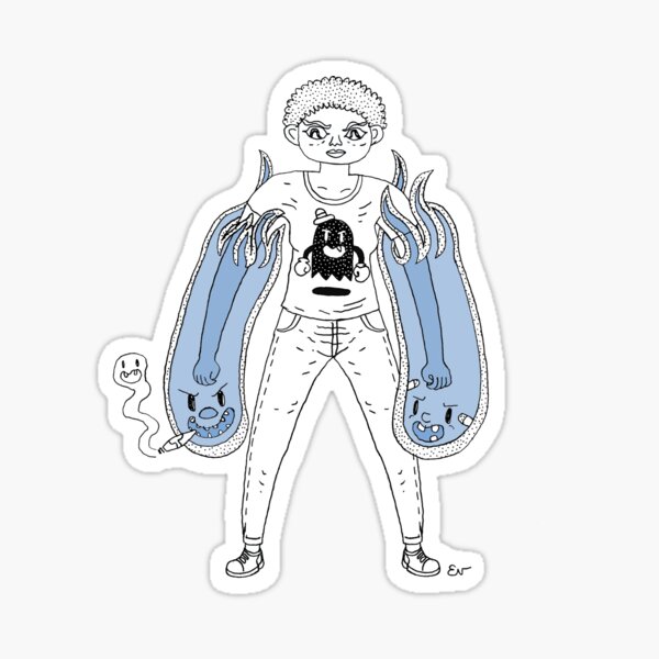 Ghost Puncher! Sticker