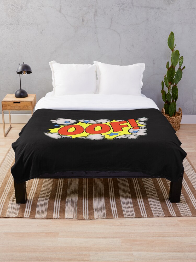 OOF Sound - Roblox Fleece Blanket