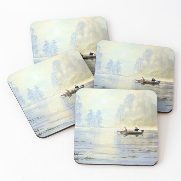 Item preview, Misty Sunrise Over The Lake designed and sold by William Holkham.