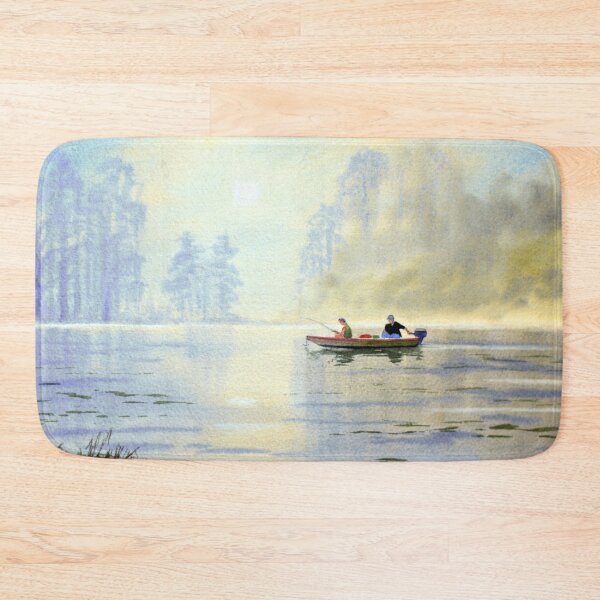 Item preview, Misty Sunrise Over The Lake designed and sold by William Holkham.