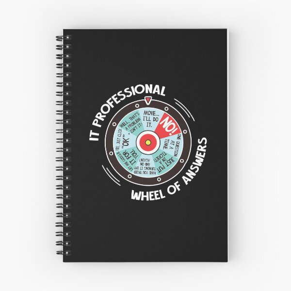 Item preview, IT Professional Wheel Of Answers - Funny IT Tech Check List Gift designed and sold by Dressed For  Duty.
