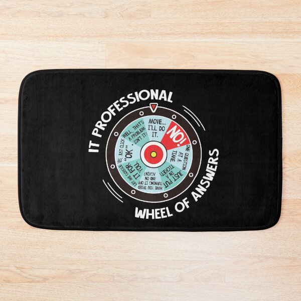 Item preview, IT Professional Wheel Of Answers - Funny IT Tech Check List Gift designed and sold by Dressed For  Duty.