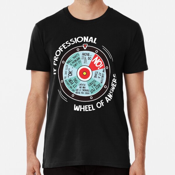 Item preview, IT Professional Wheel Of Answers - Funny IT Tech Check List Gift designed and sold by Dressed For  Duty.
