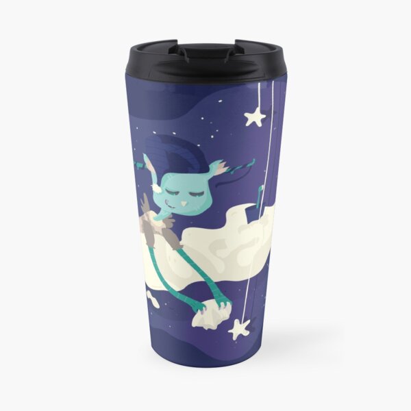 Washing stars as usual worknight for a flying monster. Travel Coffee Mug