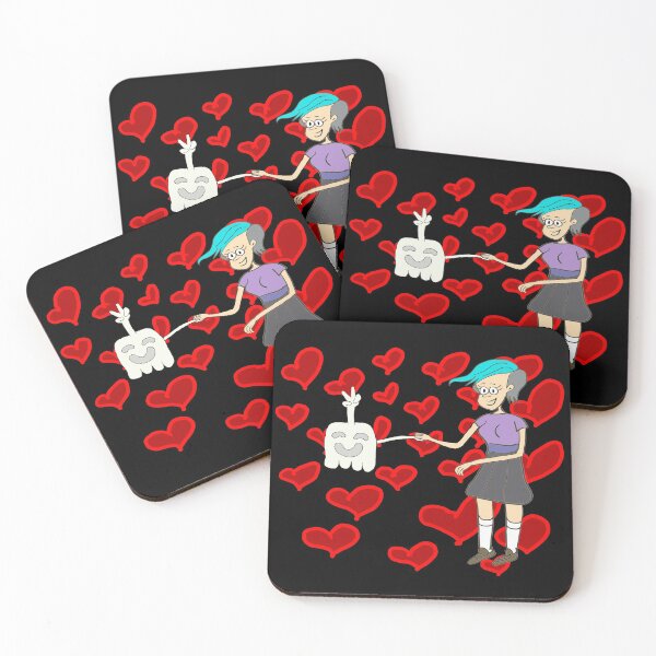 Item preview, Hi5 ghost and Celia Regular Show/Valentines Day designed and sold by kestrada2906.