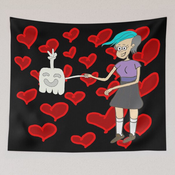 Item preview, Hi5 ghost and Celia Regular Show/Valentines Day designed and sold by kestrada2906.