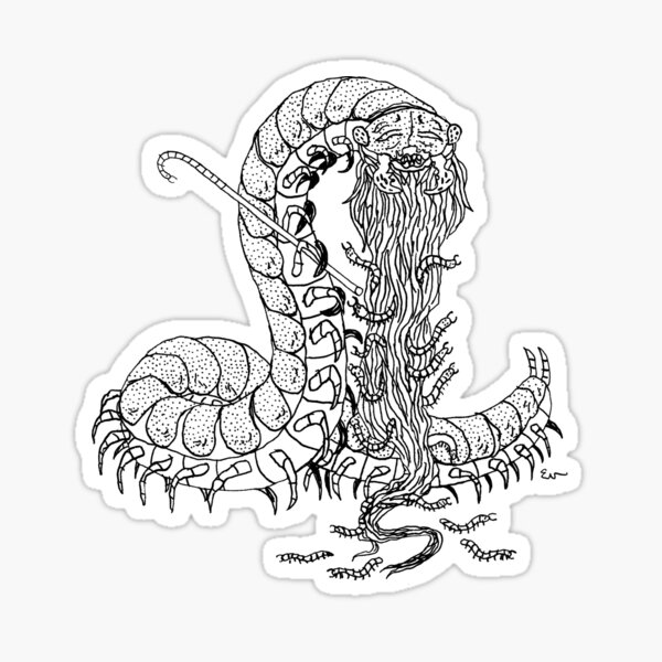 Grand Daddy Centipede Sticker