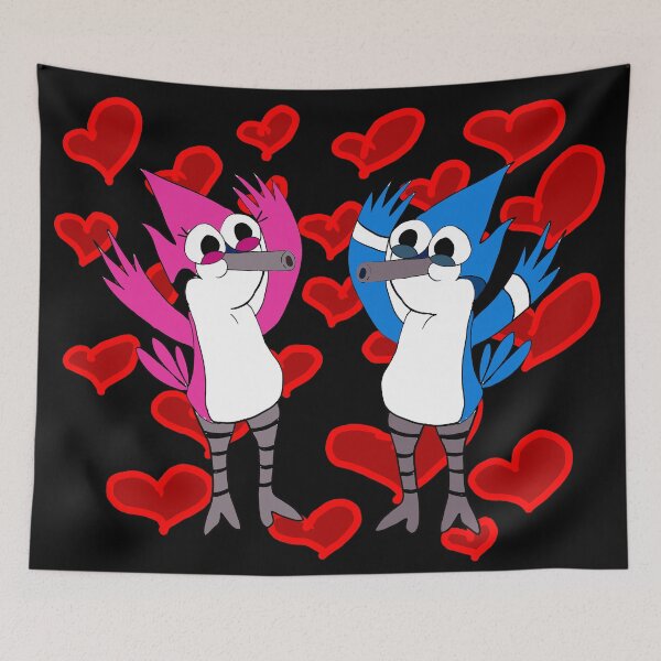 Item preview, Baby Mordecai and Baby Margareth Regular Show/Valentines Day designed and sold by kestrada2906.