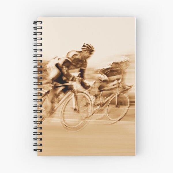 Item preview, Two Cyclists Battling for the Lead - Sepia Tones designed and sold by Buckwhite.
