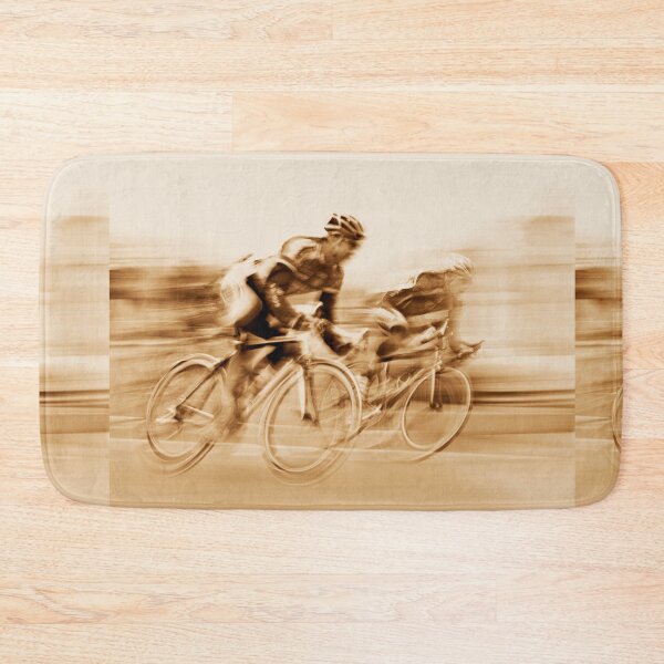 Item preview, Two Cyclists Battling for the Lead - Sepia Tones designed and sold by Buckwhite.