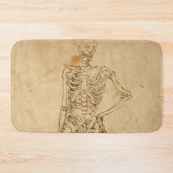 Item preview, Skeleton With Hand on Hip Shirt Sticker Phone Case Notebook Mug Bottle Blanket Pillow designed and sold by Skelly McBones.