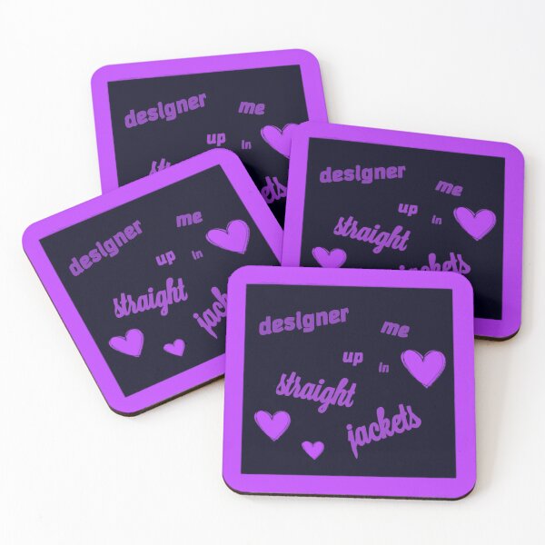 Item preview, Designer Me Up In Straight Jackets - purple designed and sold by kawaiicatstudio.
