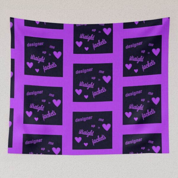 Item preview, Designer Me Up In Straight Jackets - purple designed and sold by kawaiicatstudio.
