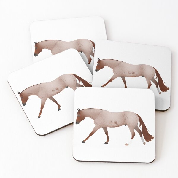 Item preview, Red Roan Quarter Horse - Equine Rampaige designed and sold by equinerampaige.
