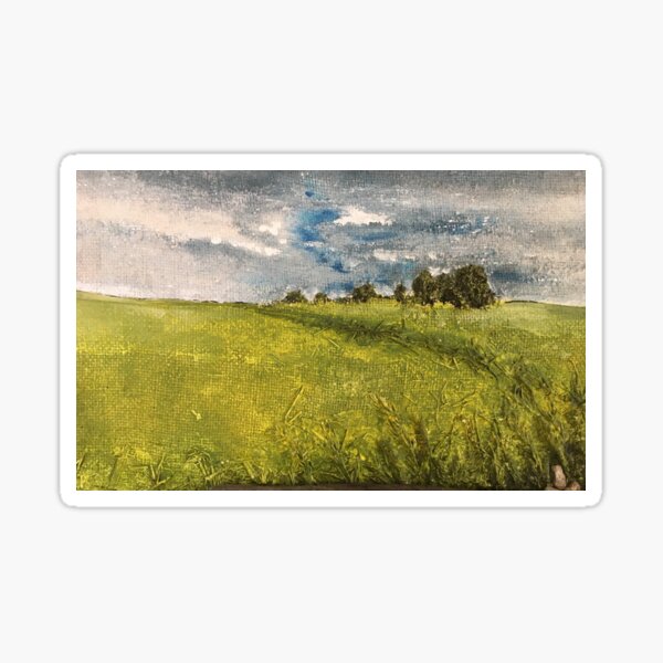 Sky over the land Sticker