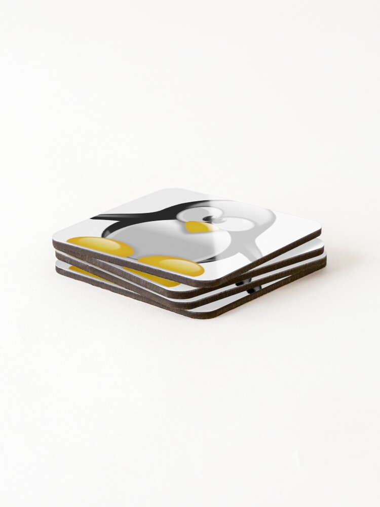 Thumbnail 4 of 5, Coasters (Set of 4), linux designed and sold by johnsolidus.