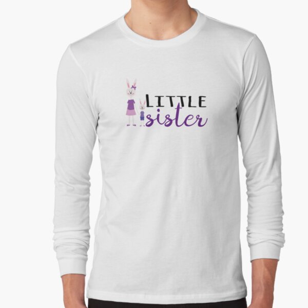 Süße Hasen Geschwister, Kleine Schwester Langarmshirt