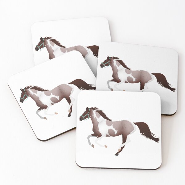 Item preview, Red Roan Tobiano Paint Gallop - Equine Rampaige designed and sold by equinerampaige.