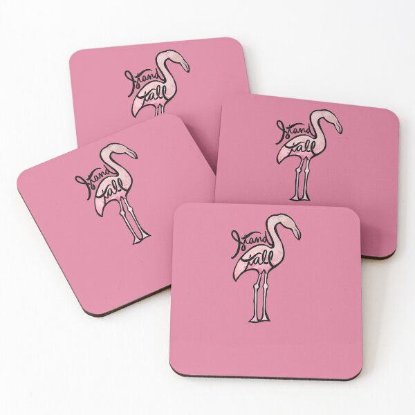 Artikelvorschau, Stand Tall Pink Flamingo  entworfen und verkauft von FrictionMaxxing.