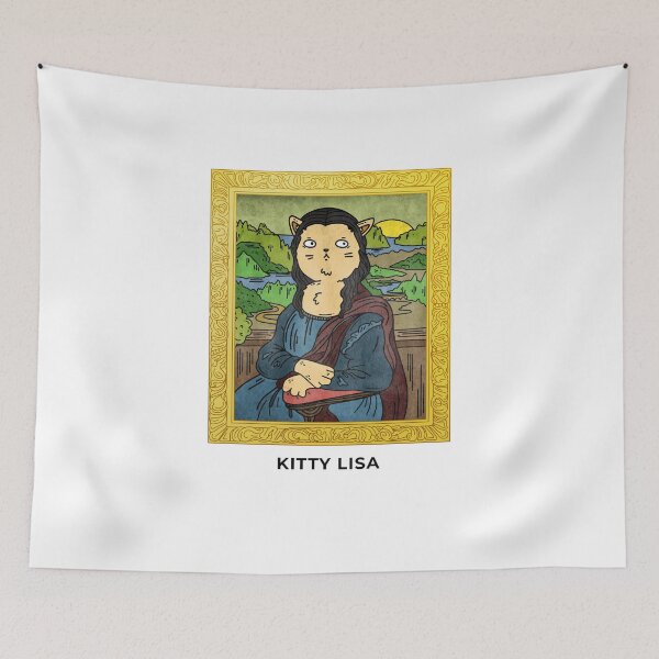Item preview, Kitty Lisa, Mona Lisa Cat, Mona Lisa, Mona Lisa art, Mona Lisa meme designed and sold by enjoytheshirt.
