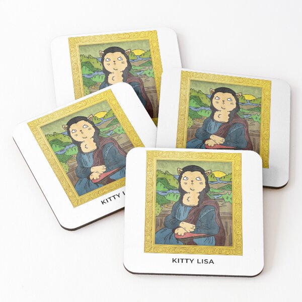 Artikelvorschau, Miezekatze Lisa, Mona Lisa Katze, Mona Lisa, Mona Lisa Kunst, Mona Lisa meme entworfen und verkauft von enjoytheshirt.