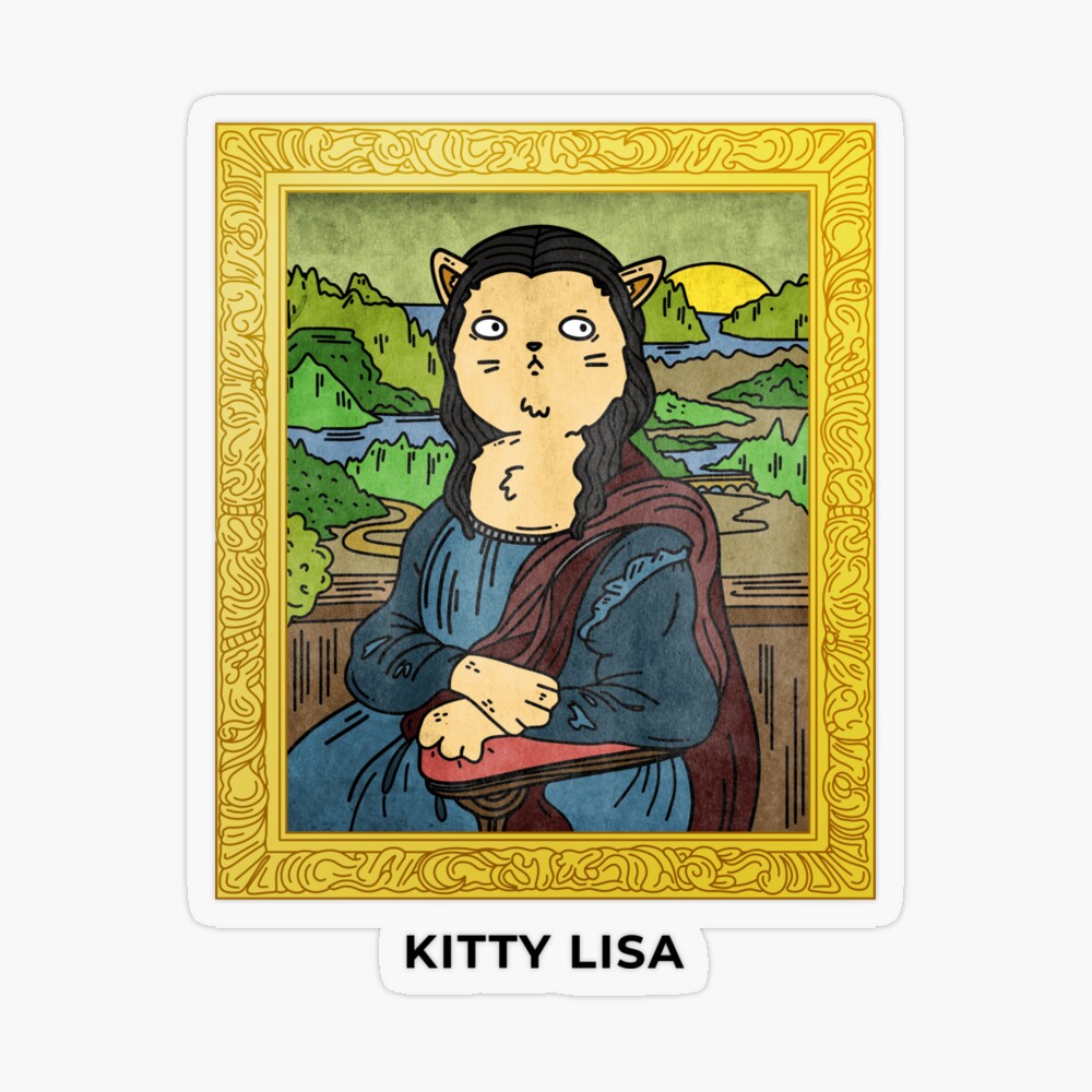 Catty Mona Lisa - Drawception