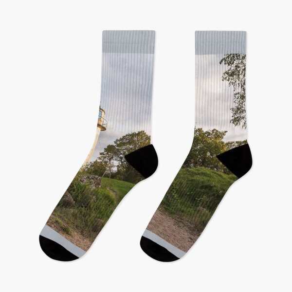 Item preview, Lighthouse and church in Estonia designed and sold by lena-maximova.