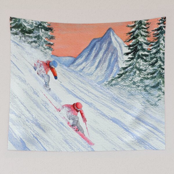 Item preview, Skiing - She's Leading The Way designed and sold by William Holkham.