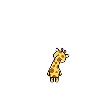 Artwork thumbnail, Cartoon Giraffe by paytonstach