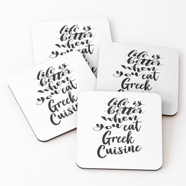 Item preview, Life Is Better When You Eat Greek Cuisine designed and sold by ProjectX23.