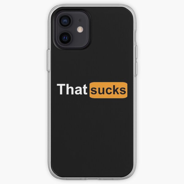 "Eso apesta" en el estilo del logotipo de Pornhub Funda blanda para iPhone