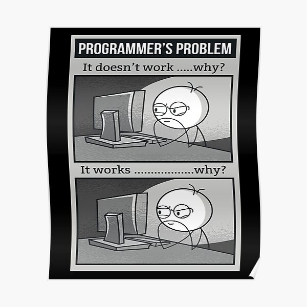 Computer scientist Sys Admin Dev OPS programmer Poster
