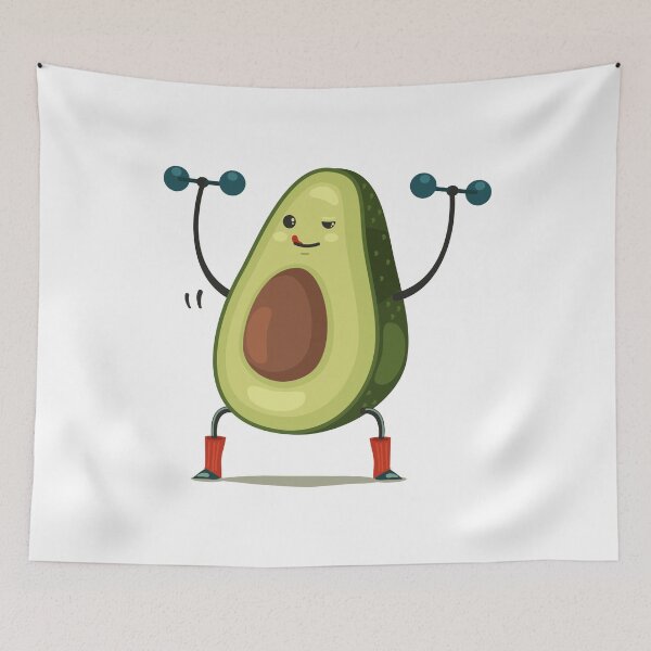 Item preview, Weightlifting Avocado  designed and sold by Simon Dast.